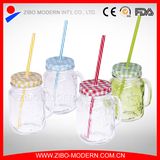 Wholesale Buy Bulk Custom Made Embossed Glass Mason Jars with Handle