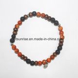 Semi Precious Gemstone Natural crystal Imperial Turquoise Beaded Charm Bracelet