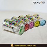 Pint Glass with Foil Custom Logo Drinking Luster Glass Plated