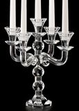 12in Crystal Ball Candelabra for Wedding and Home or Restaurant