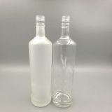 Empty Vodka Glass Bottle Whisky Bottle with Screw Cap