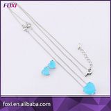 Small Gold Design Fashion Zirconia Jewelry Sets for Ladies