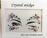 New Design Custom Self-Adhesive Rhinestone Jewel Face Sticker for Party