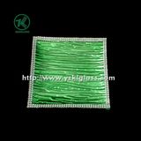 Single Wall Color Glass Plate by SGS (KLP110824-25A)