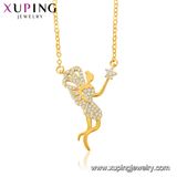 44781 Fashion 24K Gold Plated Jewelry Statement Long Chain Necklace for Men