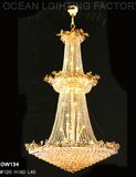 Golden Traditional Chandelier Lighting Hang on The Hotel Lobby or Hall (OW134)