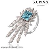14276 Fashion Platinum Hand Luxury Big Ring with Crystals From Swarovski Jewelry