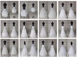 Stock Customized A Line/3hoop/6hoop/Hoopless/Short Long Crinoline Petticoat Underskirt P2016