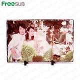 Freesub 2015 Blank Sublimation Rock Photo with Clock Slate (SH37)