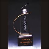 Customized Cheap Golf Trophy with Crystal Material