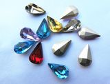 Factory Wholesale Teardrop Crystal with Silver Plating