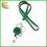 Rhinestone Crystal Bling Badge ID Holder Key Lanyard