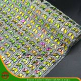 New Design Heat Transfer Adhesive Crystal Resin Rhinestone Mesh (HS17-24)