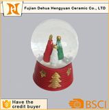 Resin Christmas Tree Glass Snow Globe for Christmas