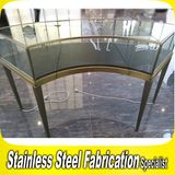 High Grade Bespoke Stainless Steel Jewelry Display Showcase