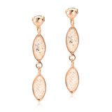 Alloy Crystal Women Dubai Gold Jewelry Drop Dangle Earring
