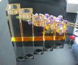 Hot Sale Crystal Candle Stick Set in Amber