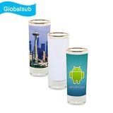 Personalized Mini Sublimation Glass Beer Mug with Digital Image