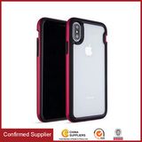 Shockproof Hybrid 2-in-1 Transparent Clear Phone Back Cover for Iphonex