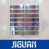 Silver Pet Anti-Fake Laser Security Hologram Sticker