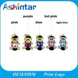 Cartoon Metal USB Flash Memory Crystal Mini USB Stick