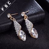 Wholesale Gold Plated Geometrical Shape Alloy Earrings for Women
