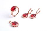 Hot Sell 925 Sterling Silver Jewelry Set with CZ