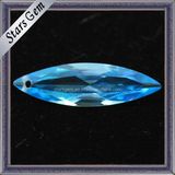 Swiss Blue Marquise Shape Gemstone Cubic Zirconia