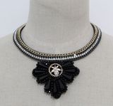 Ladies High Quality Crystal Choker Pendant Necklace (JE0176)