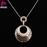 Classical Design 18k Gold Plating CZ Gemtone Pendants