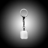 Square Crystal Keychain (#963-C1231)