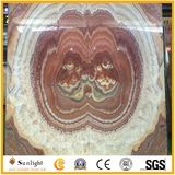 Book Match Pink/Brown Onyx for Tiles & Wall&Countertop