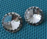10mm 12mm Rivoli Point Back Crystal Fancy Stone