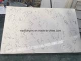 Crystal White Tiles Slab Artificial Marble Quartz Stone 