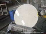 White Quartz Countertop Artificial Quartz Dining Table Tops for Hotel