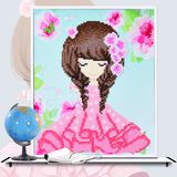 Factory Direct Wholesale Children DIY Crystal Oil Painting Photo Frame FK-009