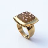 Fashion Women Artificial Lucky Stone Ring Jewelry Wholesale