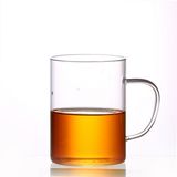 2018 New Handmade Clear High Borosilicate Glass Cup 300ml Df1001
