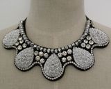 High Quality Beaded Crystal Fashion Charm Costume Necklace (JE0033)