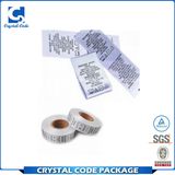 Imprinted Best Price Washing Labels Stickers