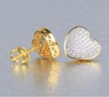 925 Sterling Silver Jewelry Earring Stud with CZ