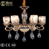 Antic-Brass Zinc Alloy Crystal Chandeliers