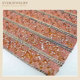 24*40 Hot Fix Transfer Rhinestone Crystal Mesh