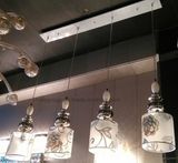 Factory Outlet European Standard Bar Crystal Fixture Indoor Pendant Light