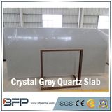 Crystal Quartz Grey Sparkle Artificial Quartz Slab for Countertop