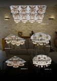 Best Decorative Crystal LED Modern ceiling Lights (AQ-88260-L12)