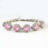 Fashion New Style Platinum Plated Blue Crystal Stone Bracelets