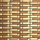 Home Decoration Golden Glass Art Mosaic (VMW3905)