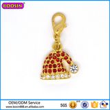 Alibaba Hot Selling Fashion Crystal Hat Pendant for Christmas