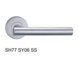 Stainless Steel Hollow Tube Lever Door Handle (SH77 SY06 SS)